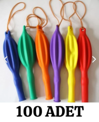 Balon Renkli İpli 100'lü