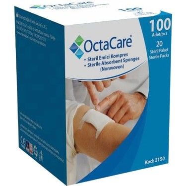 Gaz Kompres Octacare (7.5*7.5) 100 lü Nonwomen
