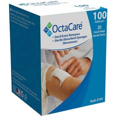 Gaz Kompres Octacare (7.5*7.5) 100 lü Nonwomen