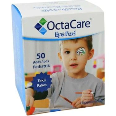 Göz Kapama Bandı Octacare Pediatrik Erkek 50 li