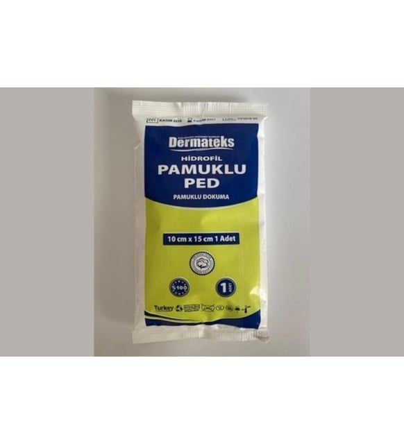 Pamuklu Ped Dermateks 10cm*15cm