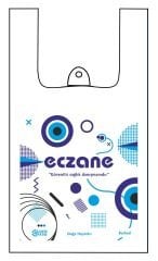 Poşet Eczane  Atlet 20*35 Nazar Boncuk 300 lü