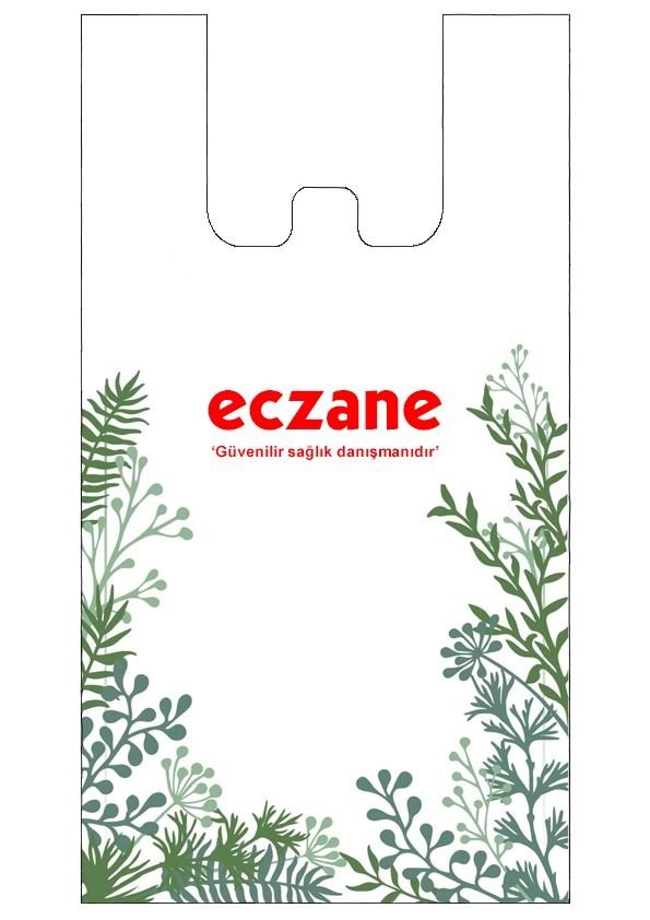 Poşet Eczane Atlet 22*40 Yapraklı Eko 150 li