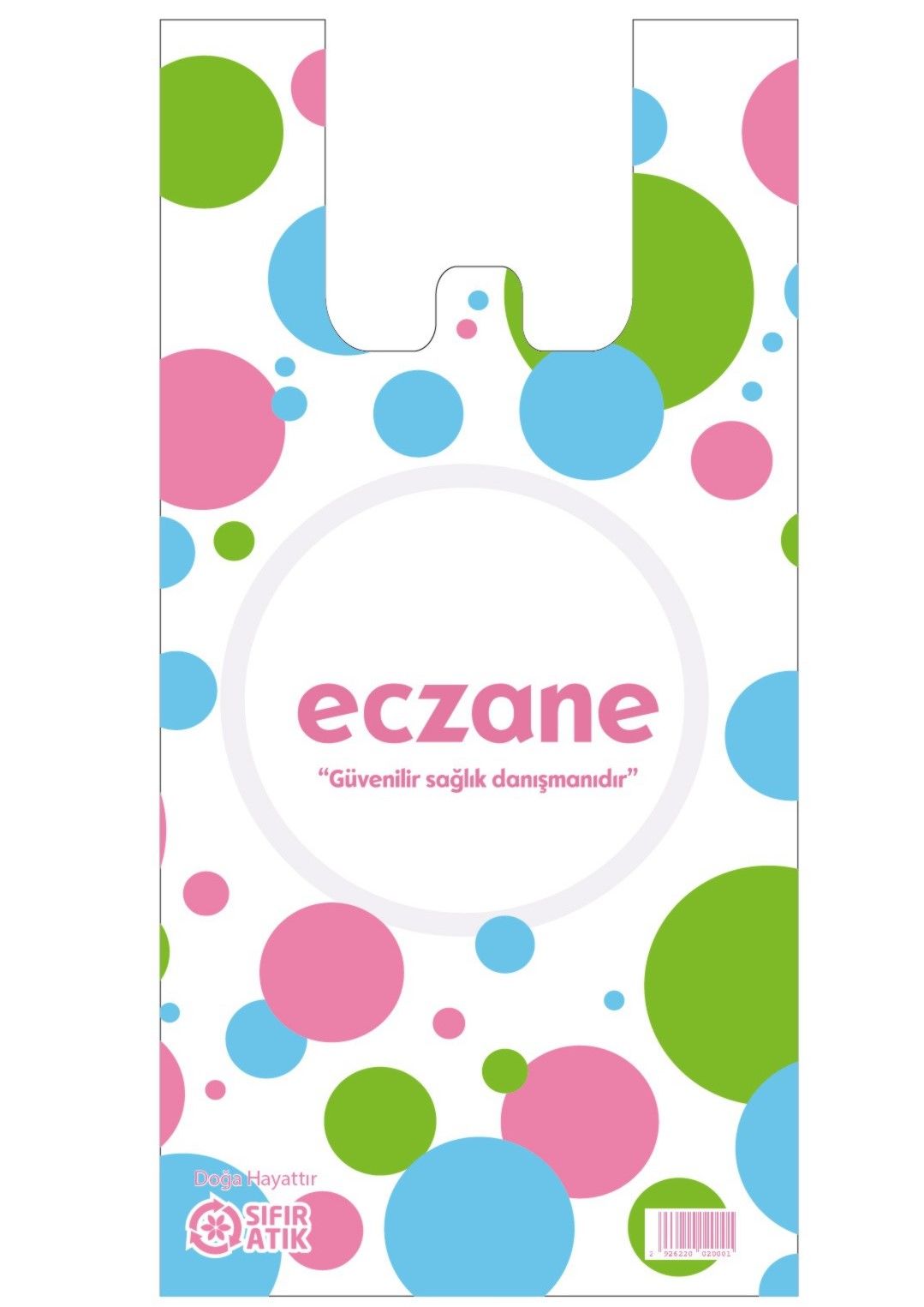 Poşet Eczane Atlet 30*60 Büyük Puantiyeli 100 lü