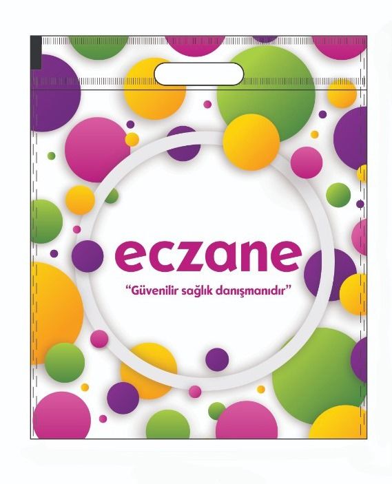 Poşet Eczane Bez Torba El Geçme Puantiyeli 34*36 50 li