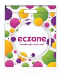 Poşet Eczane Bez Torba El Geçme Puantiyeli 34*36 50 li