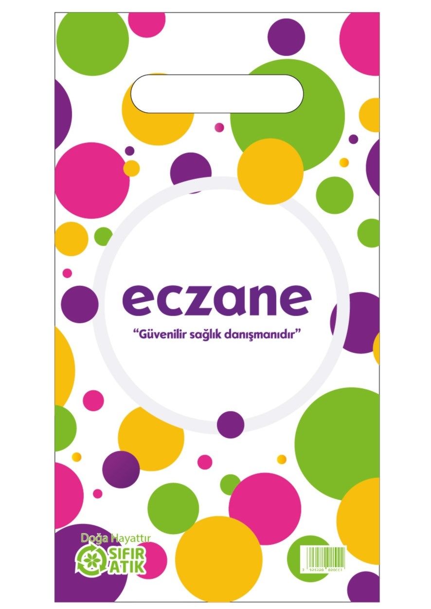 Poşet Eczane El Geçme 24*34 Puatiyeli 200 lü