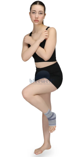 Ayak Bilekliği Örgü Aşil Destekli Bluewell