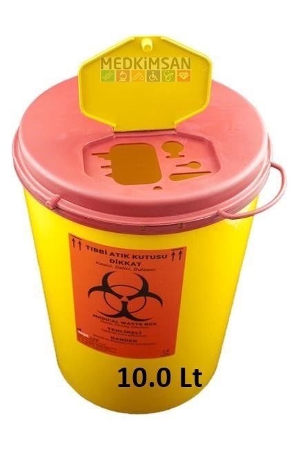 Tıbbi Atık Kovası 10 lt