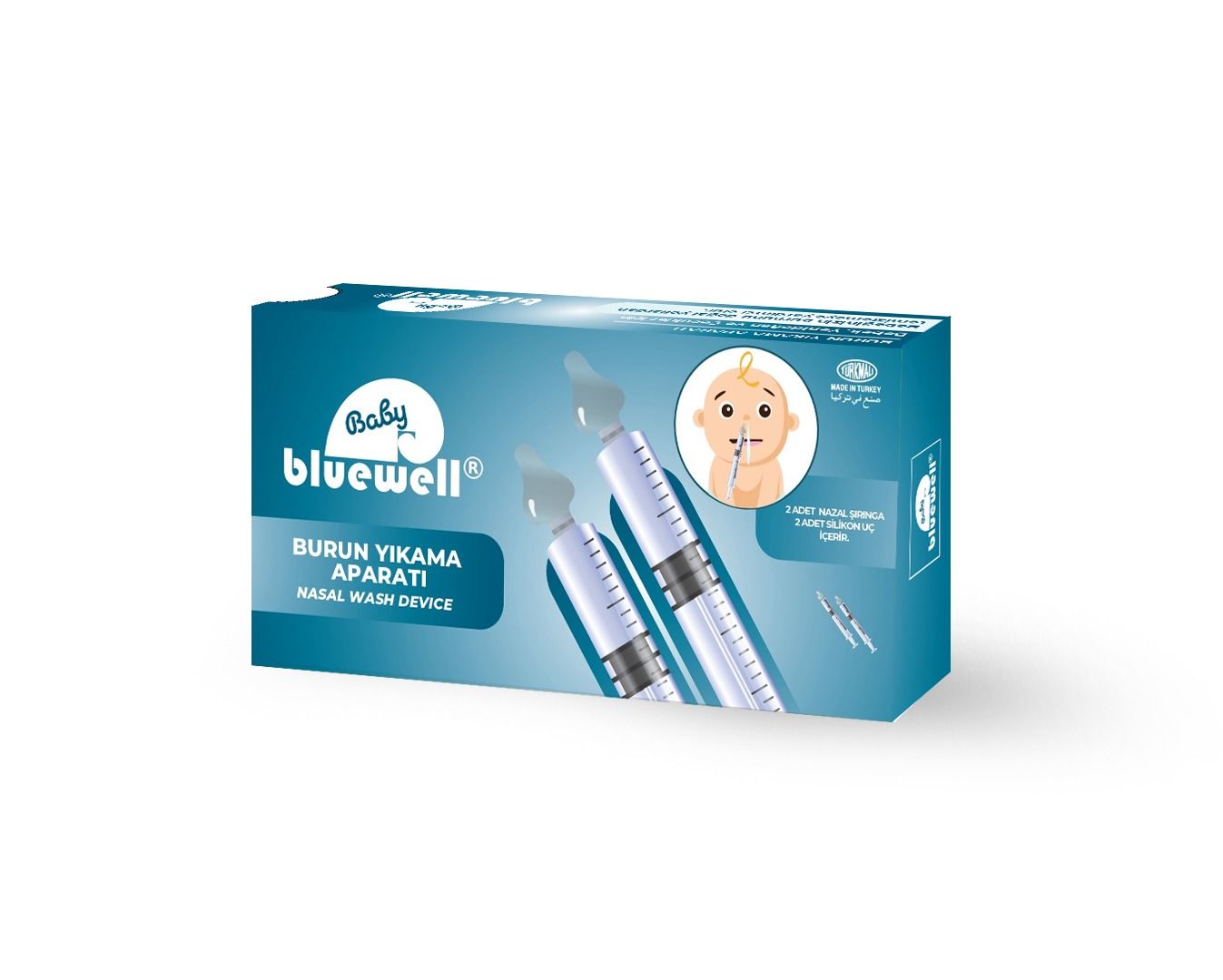 Burun Yıkama Aparatı Bluewell Baby 2 li