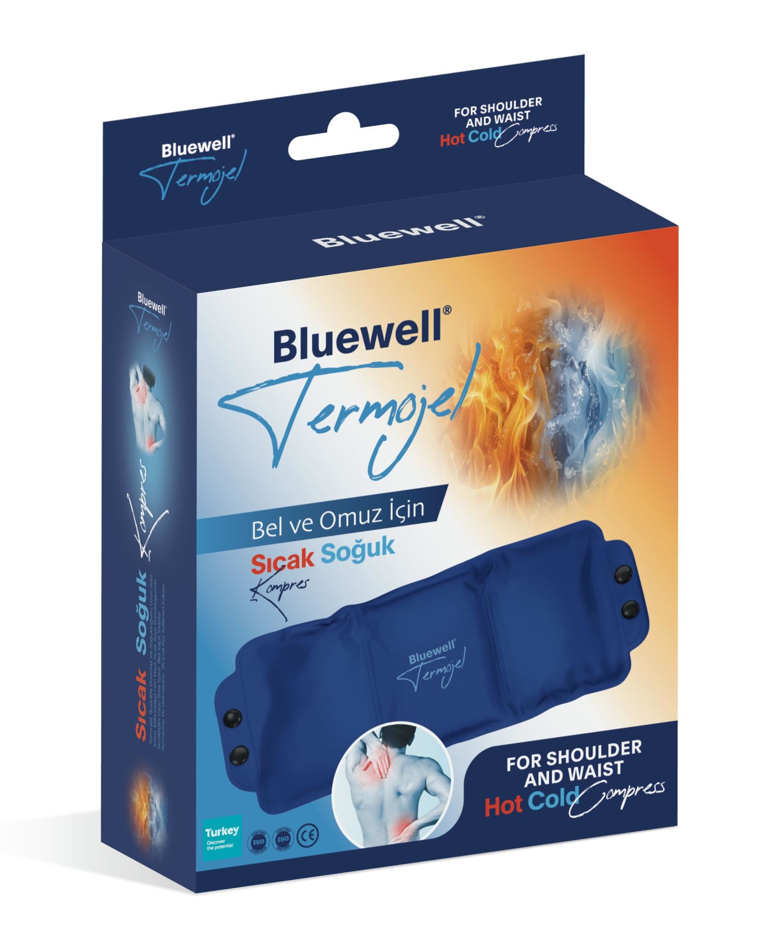 Termojel Bluewell Bel Sırt Karın