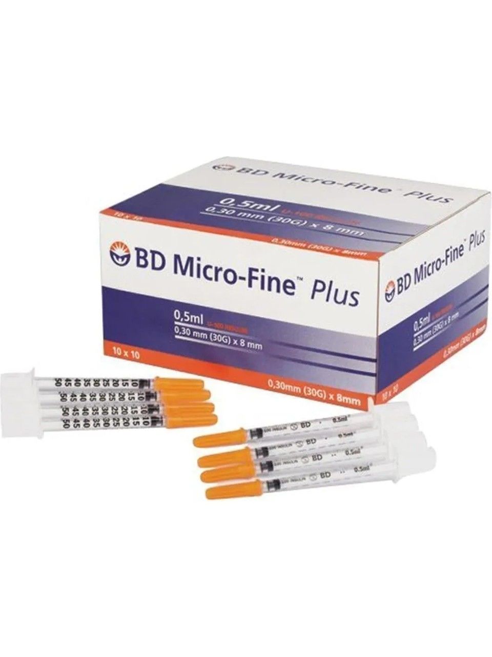 Enjektör BD Microfine 0.5ml (0.3*8mm) 10'lu