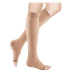 Varis Çorabı Diz Altı Açık Burun Düşük Basınç Class1 Bluewell