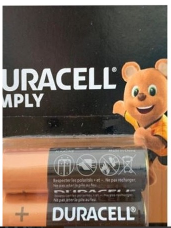 Pil Duracell Sımply AA Kalem 2 li