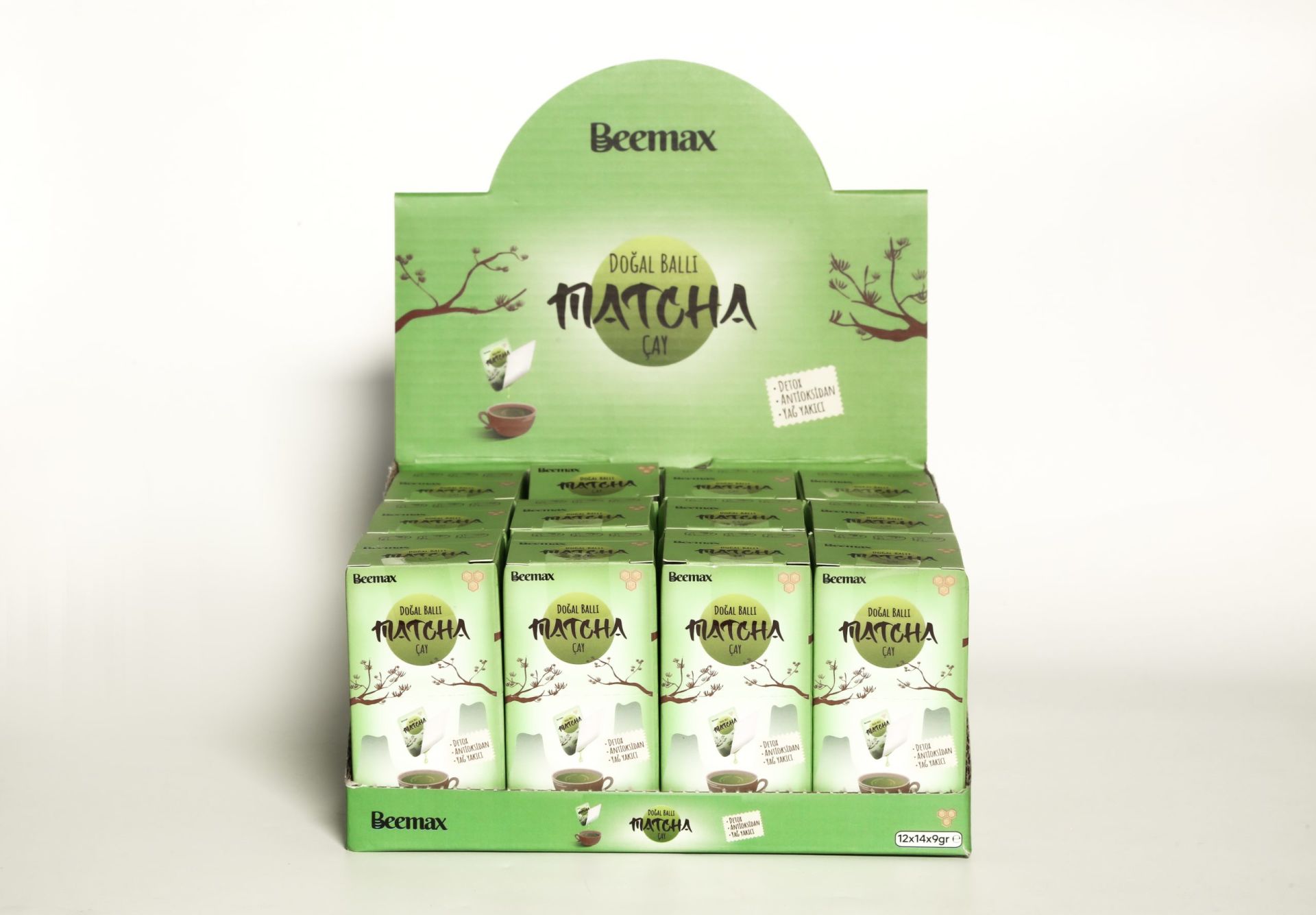 Beemax Ballı Matcha Çay 9GR (14LÜ)