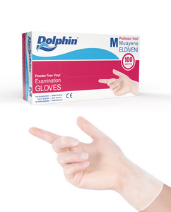 Eldiven Dolpin Vinil Pudrasız 100 lü M