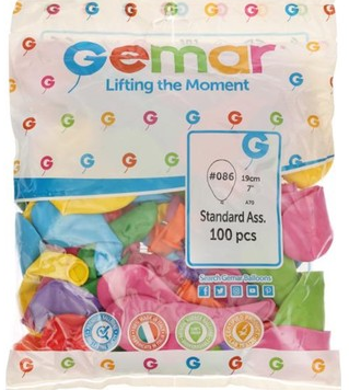 Balon Renkli̇ Gemar 100 Lü