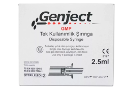 Enjektör Genject 2,5 cc Kilitli 250 li