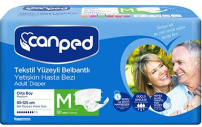 Hasta Alt Bezi Canped Bel Bantlı Tekstil 30'lu Medium