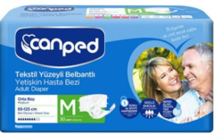 Hasta Alt Bezi Canped Bel Bantlı Tekstil 30'lu Medium