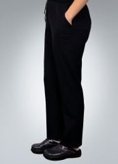 Formed Likralı Kumaş Unisex Siyah Pantolon