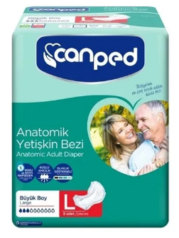 Hasta Alt Bezi Canped Anatomik 8'li Large