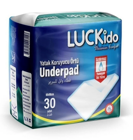 Yatak Koruyucu Luckido 60x90 30'lu