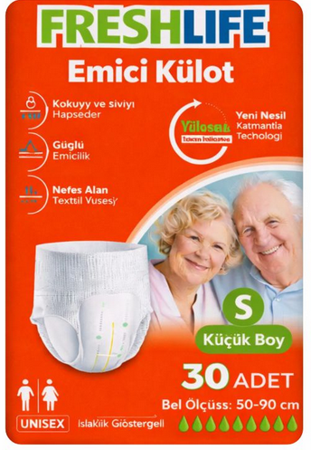 Hasta Alt Bezi Freshlife Külotlı Small