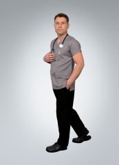 Formed Likralı Kumaş Unisex Gri Üst