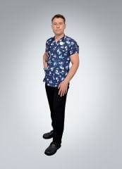 Formed Likralı Kumaş Unisex Diş Desenli Üst